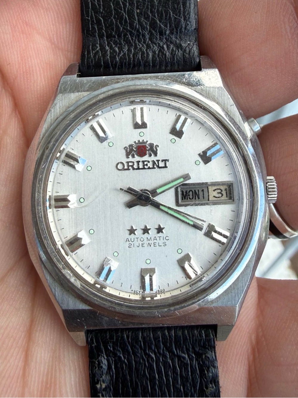 Vintage Orient Automatic 1970’s Steel Case